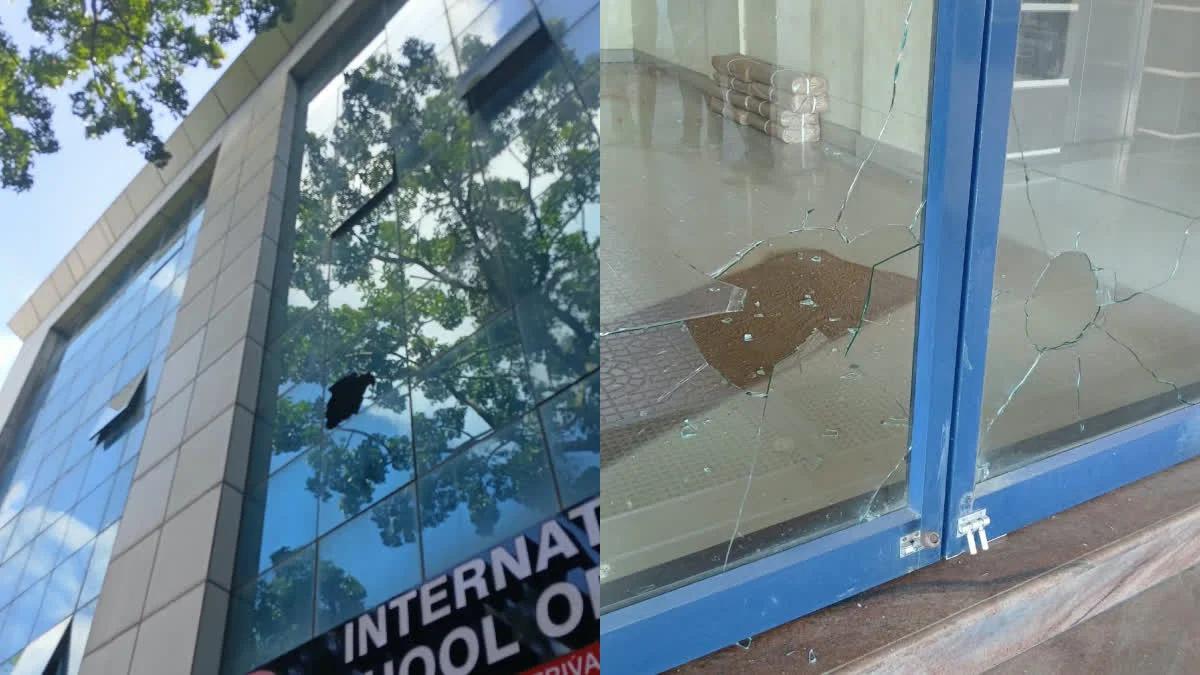 തിരുവനന്തപുരം ഡിസിസി ഓഫീസിന് നേരെ കല്ലേറ്; പിന്നിൽ ആർഎസ്എസ്- ബിജെപി പ്രവർത്തകരെന്ന് കോൺഗ്രസ്