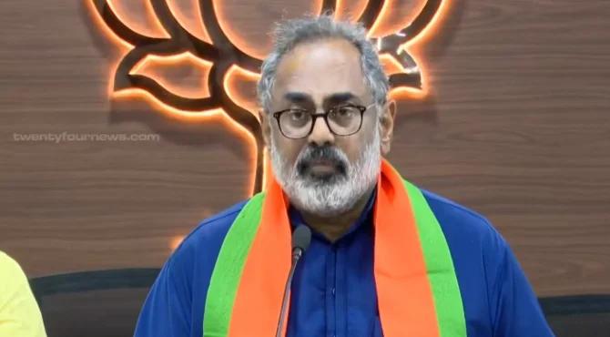 ആദ്യം മുതൽ ബിജെപി പറഞ്ഞതാണ് സുഗതന് എതിരായ കേസ് ഫേക്ക് എന്ന്; ജനങ്ങൾക്ക് ഇതെല്ലാം മനസിലാക്കും: രാജീവ് ചന്ദ്രശേഖർ