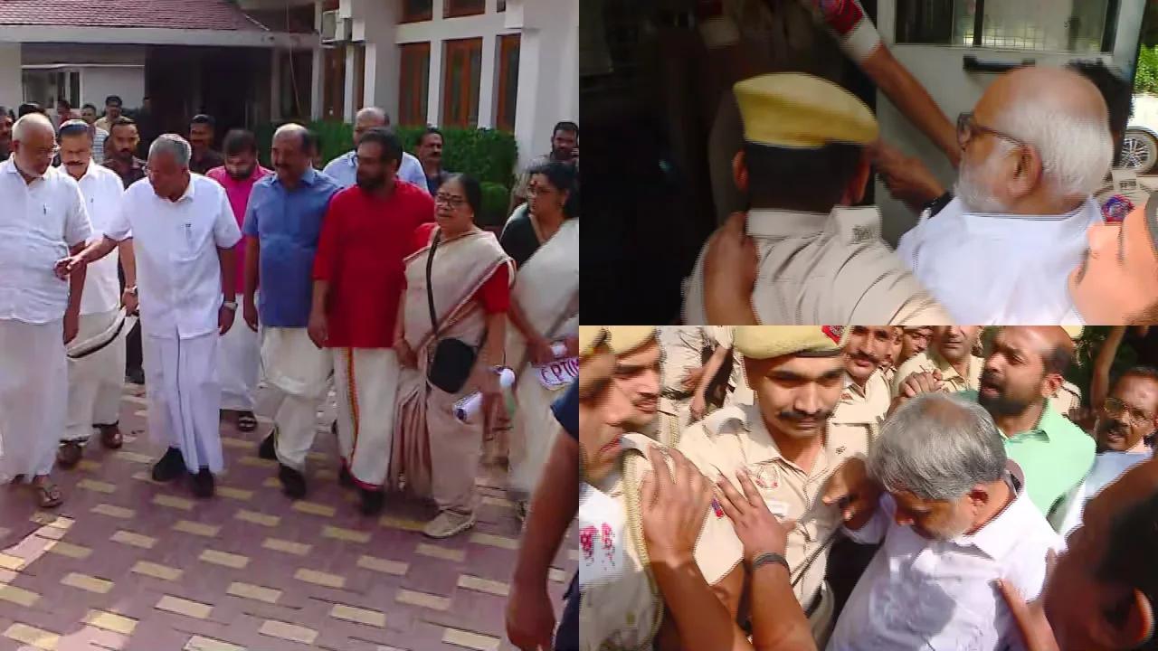ഗ്യാനേഷ് കുമാറിന്റെ രാജിക്കായുള്ള പ്രതിഷേധം; സിപിഎം നേതാക്കളെ കൂട്ടത്തോടെ കസ്റ്റഡിയിലെടുത്ത് ദില്ലി പൊലീസ്, പിണറായി വിജയന് അടക്കമുള്ളവരെ തടഞ്ഞു