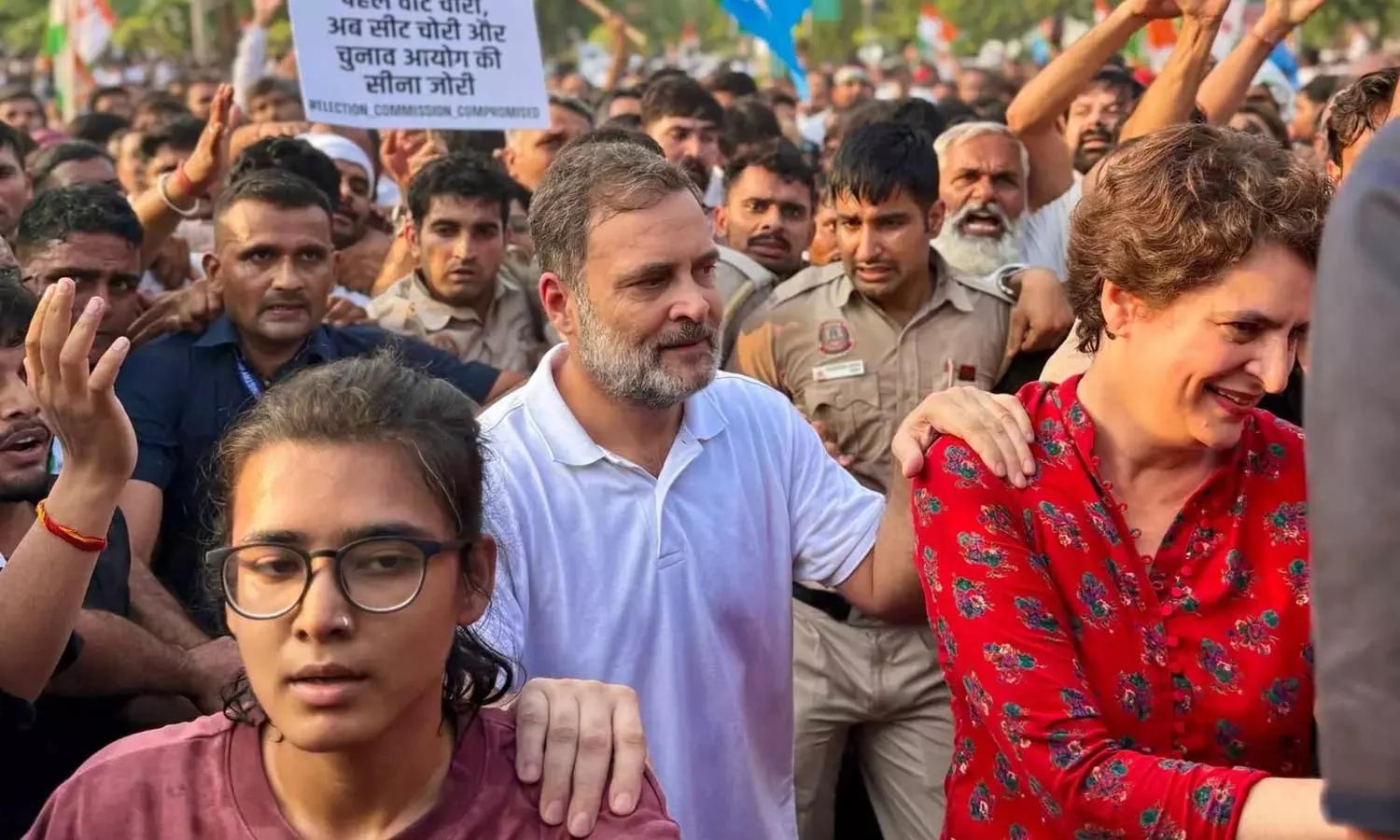 പോരാട്ടം തുടരും, ഇന്ത്യ സഖ്യത്തിന്റെ സുപ്രീം കോടതിയിലേക്കുള്ള പ്രതിഷേധം വിജയിപ്പിച്ചതില് നന്ദി അറിയിച്ച് രാഹുൽ ഗാന്ധി